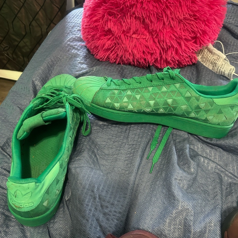 Adidas Men Green Sneakers